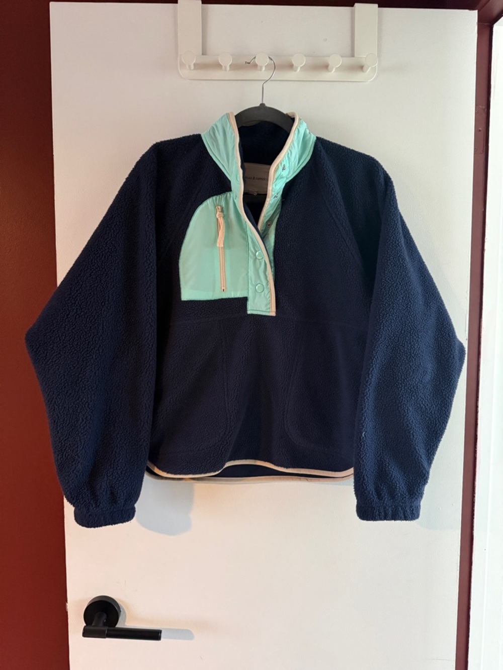 Thread & supply fleece pullover